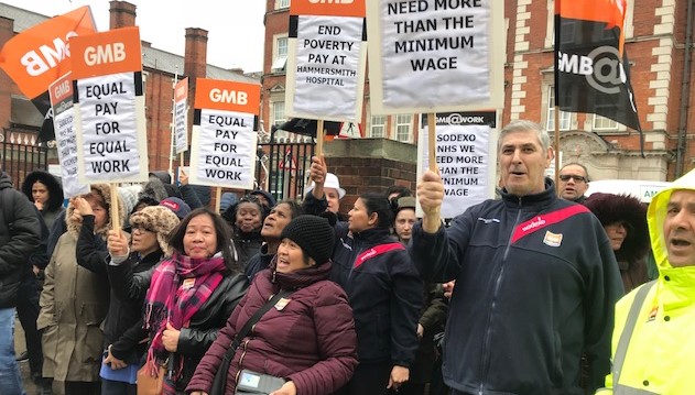 Protests at 3 West London hospitals over pay dispute